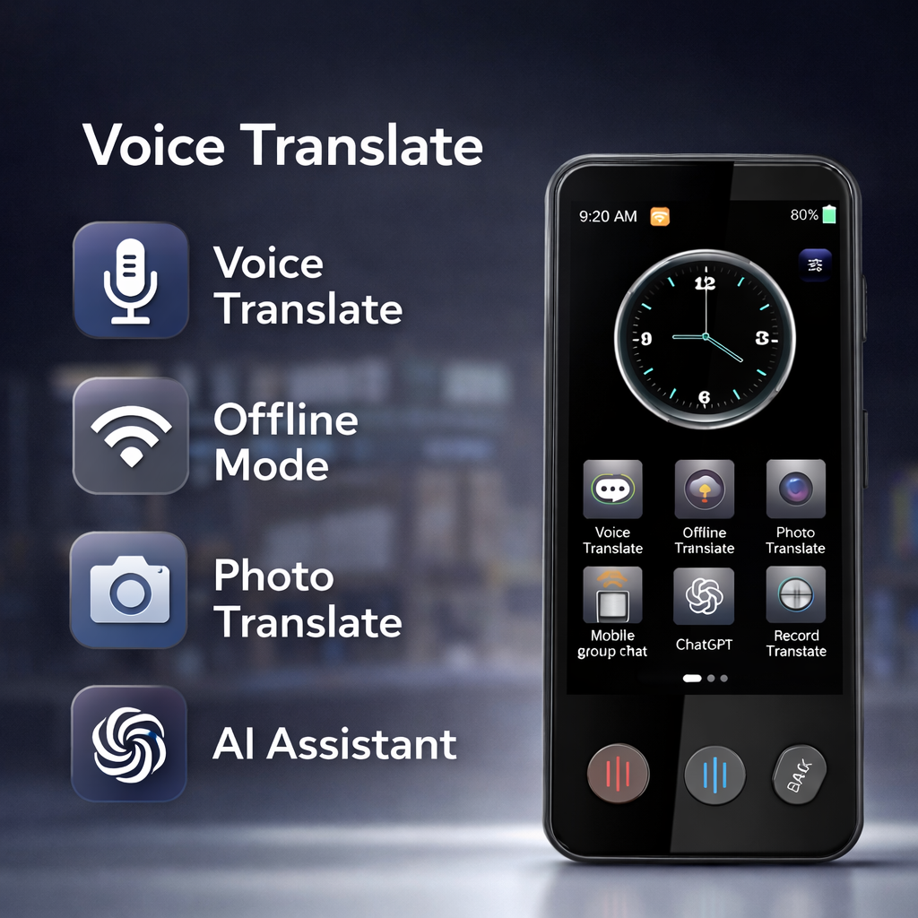 AI Real-Time Language Translator – 106 Languages Smart Voice Translator